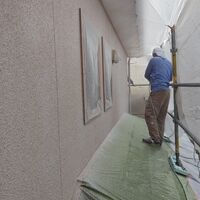 画像1418：トタン屋根　塗装
